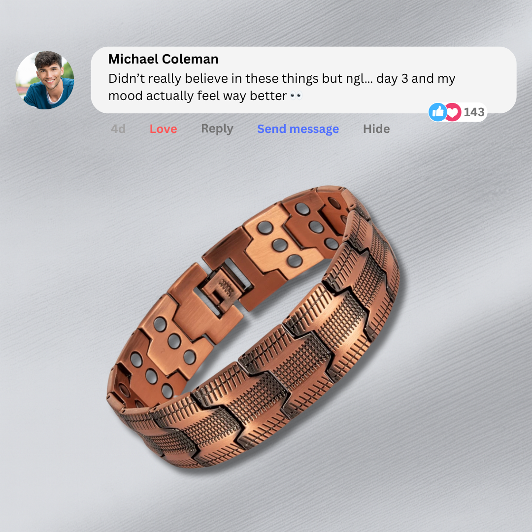 Vitality Copper Bracelet – Natural Comfort and Wellness