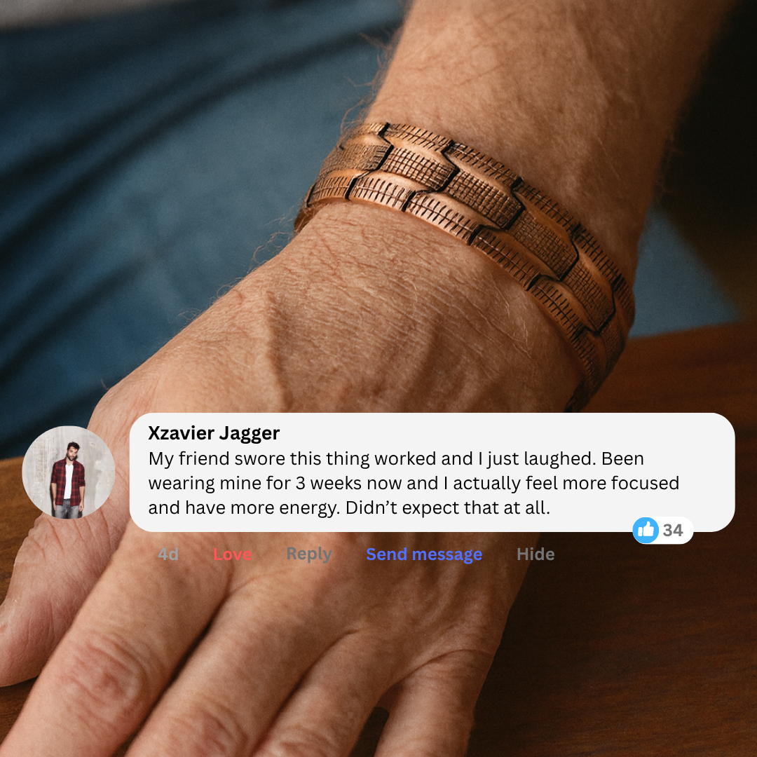 Vitality Copper Bracelet – Natural Comfort and Wellness