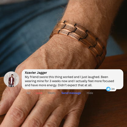 Vitality Copper Bracelet – Natural Comfort and Wellness
